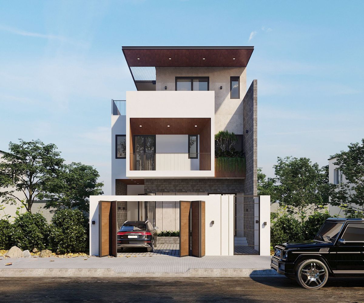 Phong cách hiện đại phù hợp với nhiều loại hình khu đất, từ nhà phố đến biệt thự trong các khu đô thị mới (Ảnh: Sưu tầm)