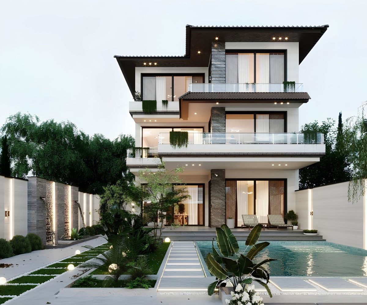 Xu hướng tích hợp hồ bơi ngày càng phổ biến trong các công trình cao cấp (Ảnh: Sưu tầm)
