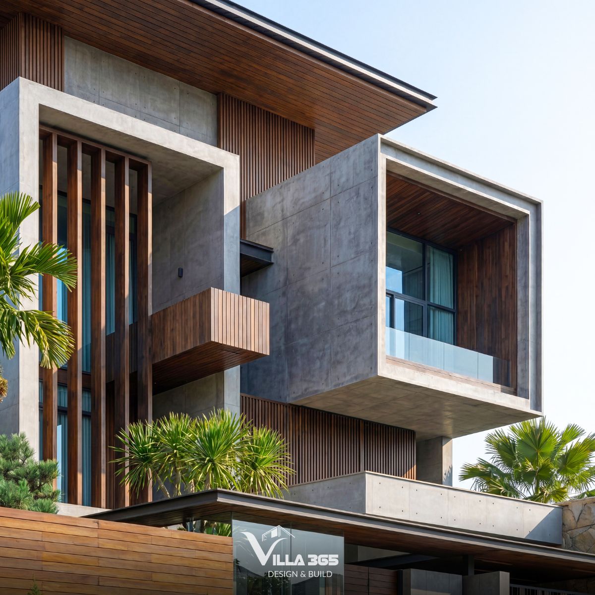 Giải pháp che nắng thụ động giúp Home Retreat Villa duy trì sự mát mẻ tự nhiên, giảm sự phụ thuộc vào các thiết bị làm mát cơ học