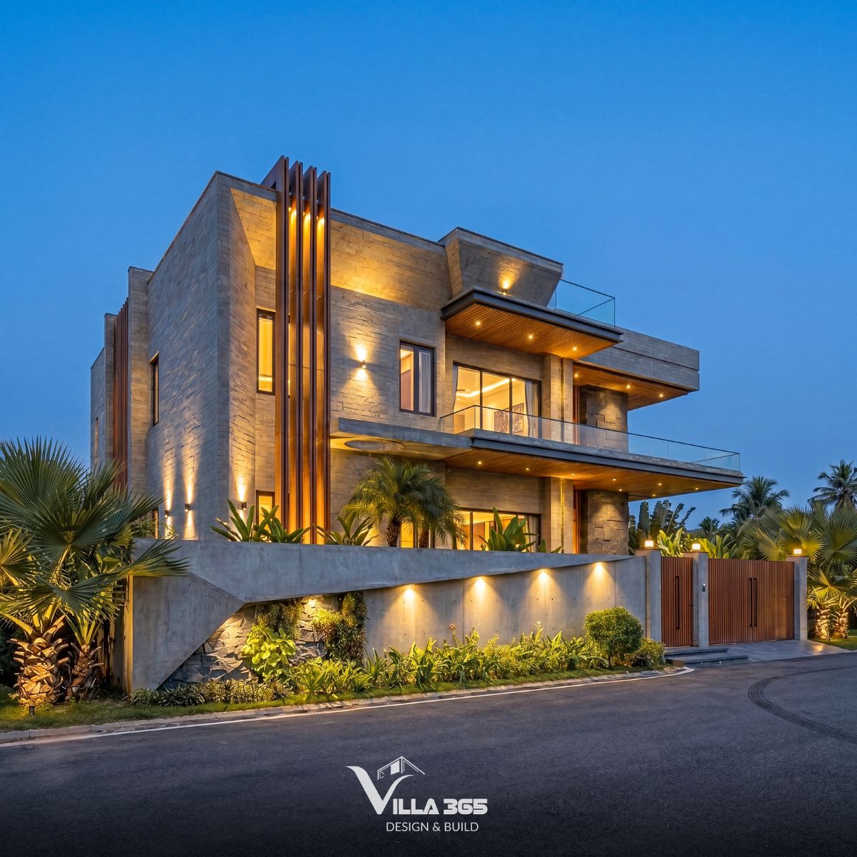 Sự hiện diện của cây xanh, ánh sáng và gió trời giúp Nguyên Mộc Villa duy trì cảm giác mát lành ngay giữa những ngày nắng nóng cao điểm 