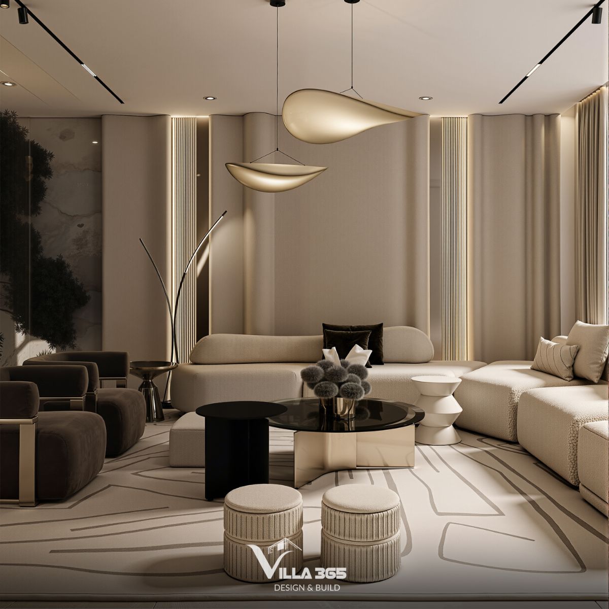 So với biệt thự đơn lập, nội thất biệt thự song lập đòi hỏi giải pháp bố trí khéo léo hơn để vừa giữ được sự thoáng đãng, vừa tối ưu chi phí và diện tích sử dụng