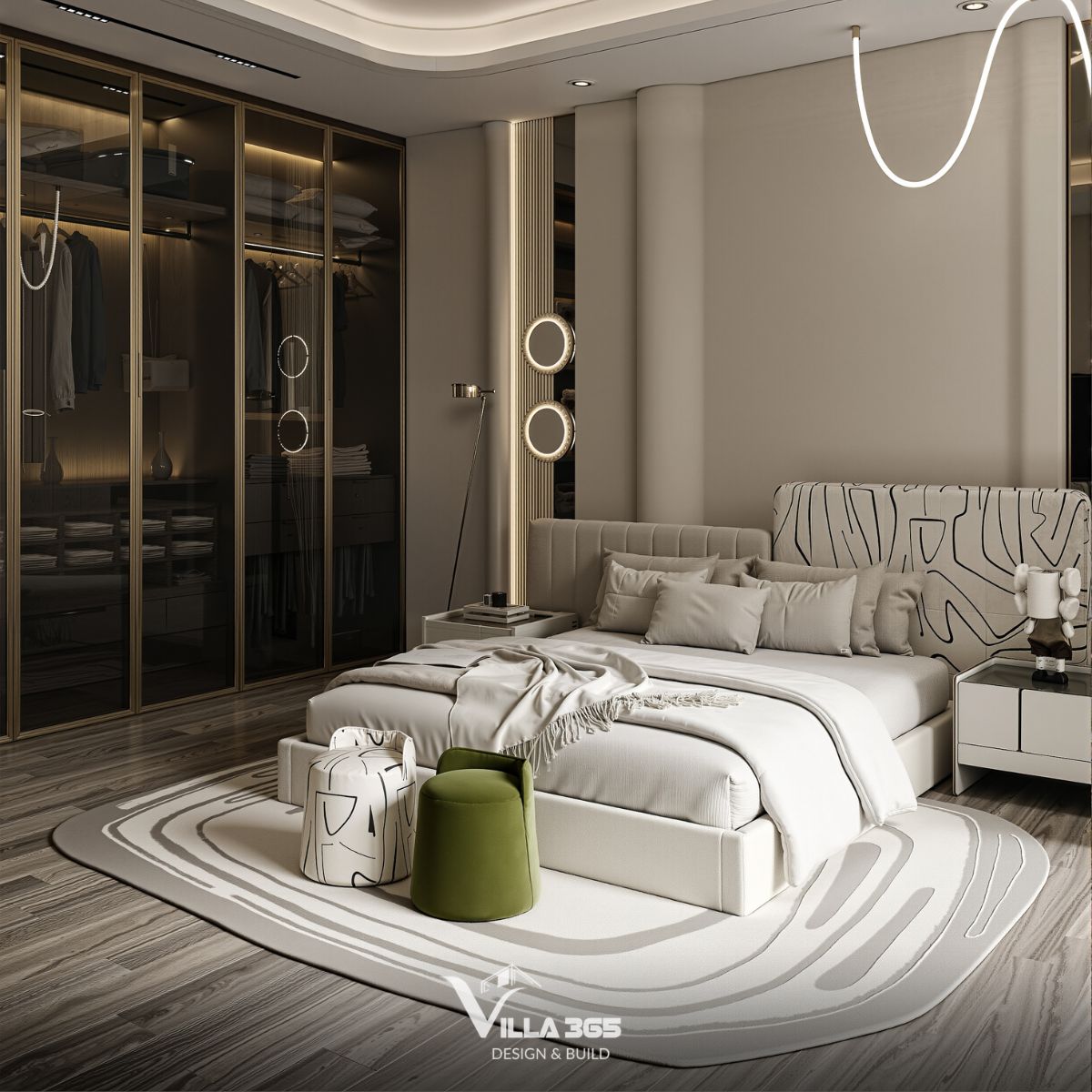 Bảng màu nhẹ nhàng cùng họa tiết hữu cơ mang đến cảm giác thư thái và gần gũi với thiên nhiên 