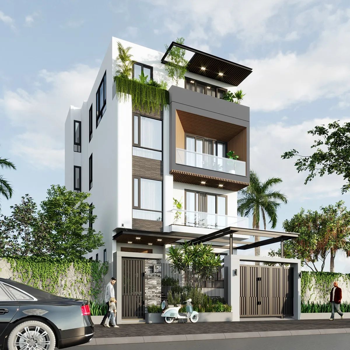 Biệt thự sân vườn mini là giải pháp phù hợp với quỹ đất vừa phải tại Gò Vấp  (Ảnh: Sưu tầm)