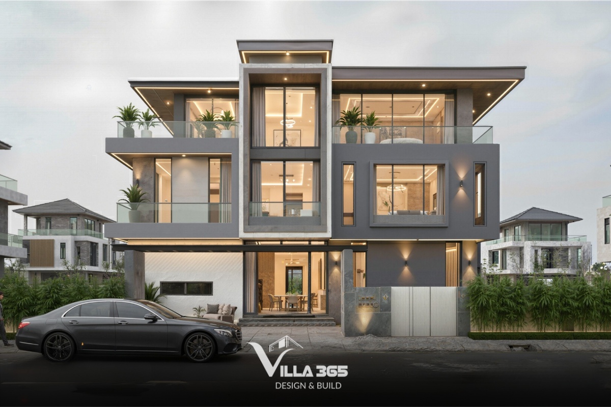 Top mẫu thiết kế biệt thự Nhà Bè sang trọng & báo giá mới nhất 2026 27 Serenity House là mẫu thiết kế biệt thự hiện đại Nhà Bè mang tinh thần tối giản và nghỉ dưỡng