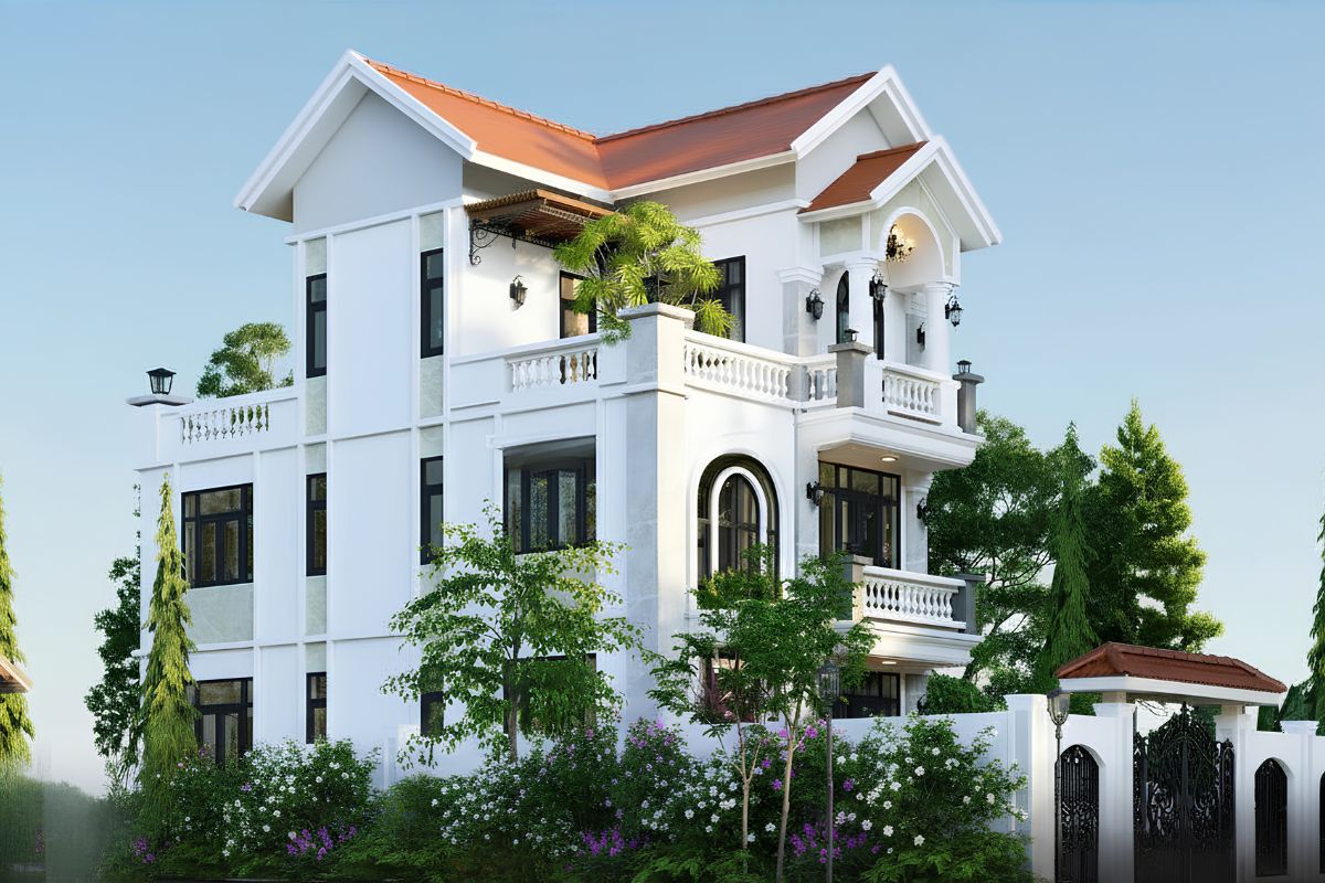 Khi chọn mái Thái, gia chủ cần tính kỹ kết cấu, vật liệu lợp và hệ thoát nước (Ảnh: Sưu tầm)