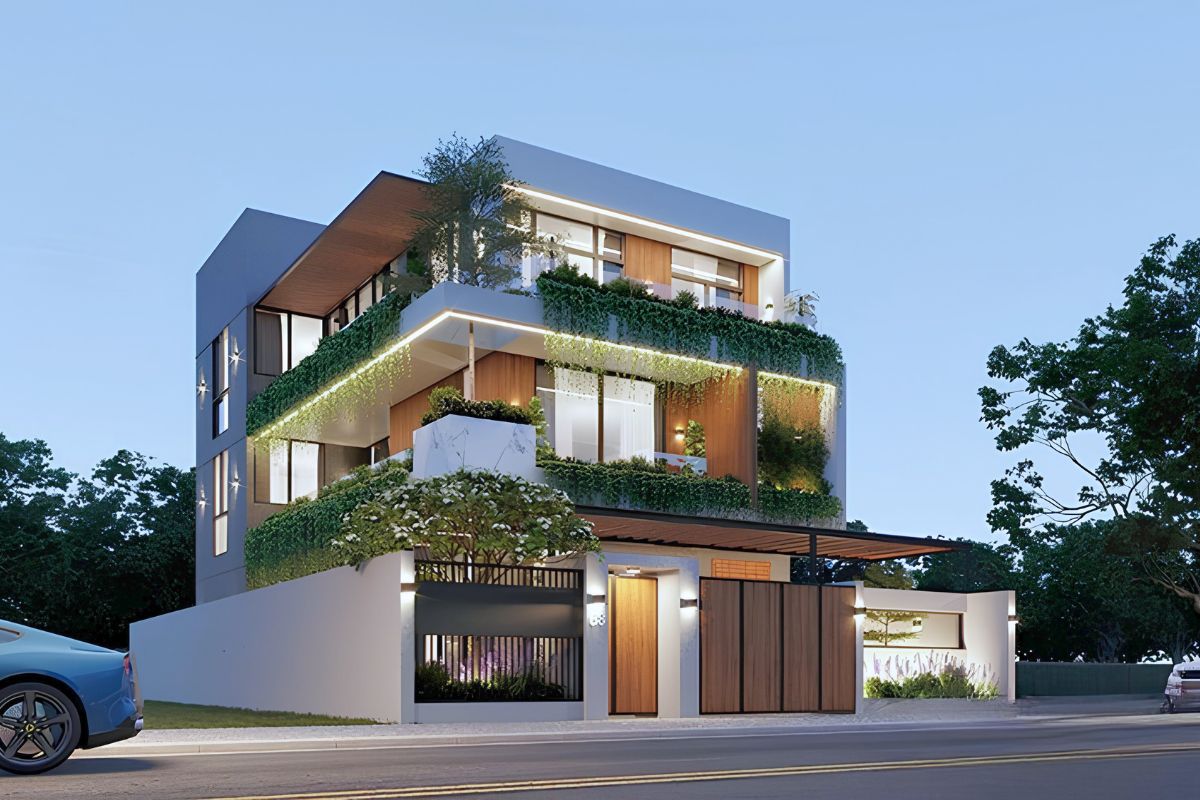 Một thiết kế biệt thự 3 tầng mặt tiền 10m đẹp cần bắt đầu từ bản vẽ công năng khoa học, tỷ lệ kiến trúc hài hòa và dự toán chi phí rõ ràng (Ảnh: Sưu tầm)