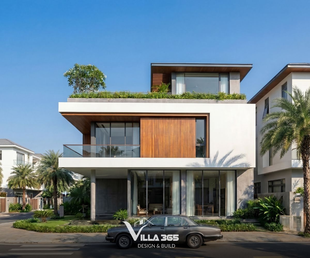 Sự tương phản giữa nặng và nhẹ, đóng và mở, cũ và mới đã đem lại cho Chill Villa một diện mạo giản dị mà tinh tế