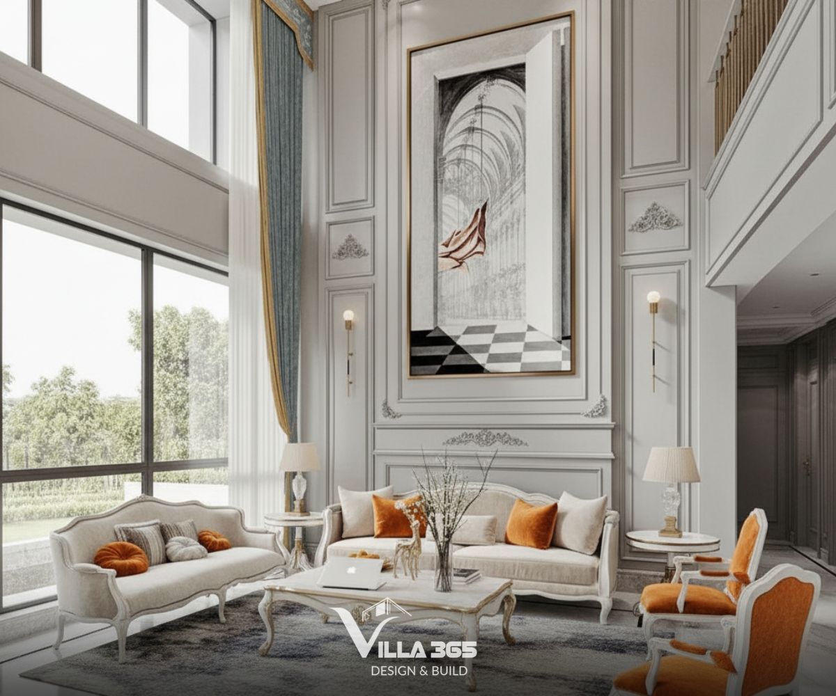 Sofa đúng tỷ lệ cùng ánh sáng nhiều lớp giúp phòng khách thông thoáng và linh hoạt khi sử dụng 