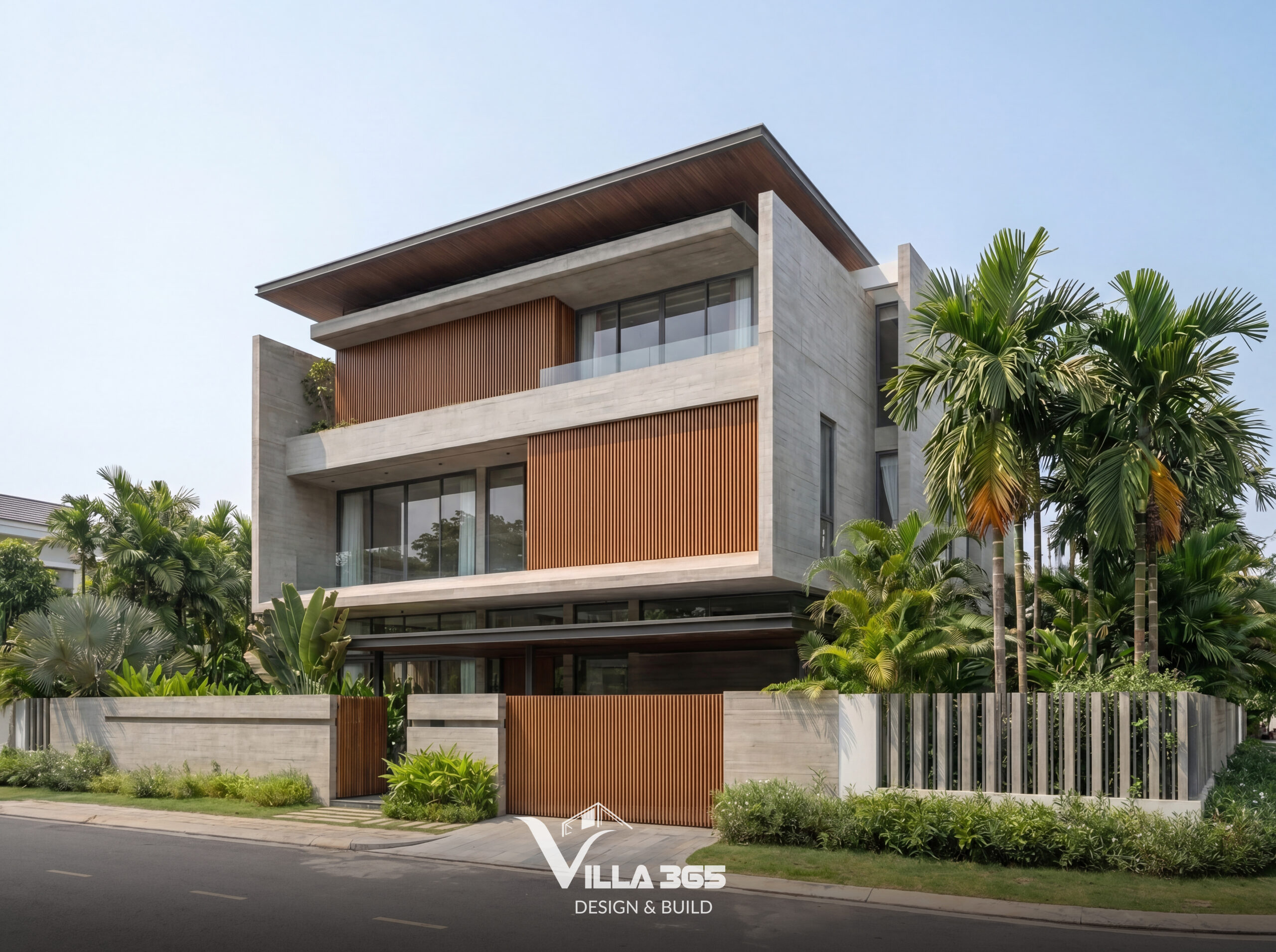 Sum Vầy Villa - Vẻ đẹp thô mộc của ngôi nhà ba thế hệ 1 Sự tinh giản trong ngôn ngữ tạo hình và chất cảm thô mộc của vật liệu dung hòa sự khác biệt về thẩm mỹ giữa các thế hệ