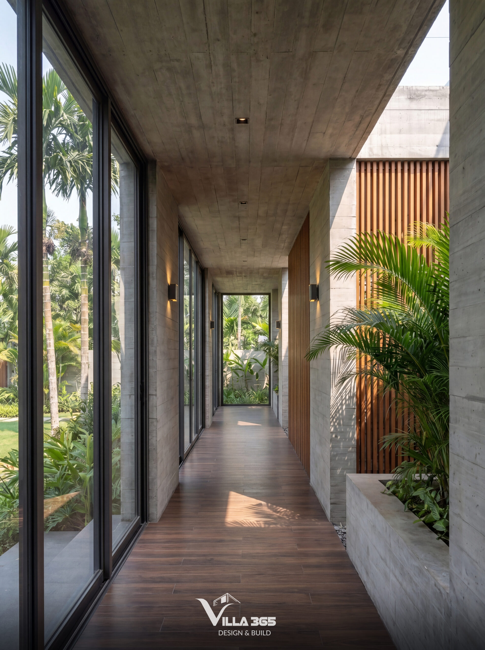 Sum Vầy Villa - Vẻ đẹp thô mộc của ngôi nhà ba thế hệ 3 Các chi tiết trang trí cầu kỳ hoàn toàn “vắng bóng” trong thiết kế của công trình