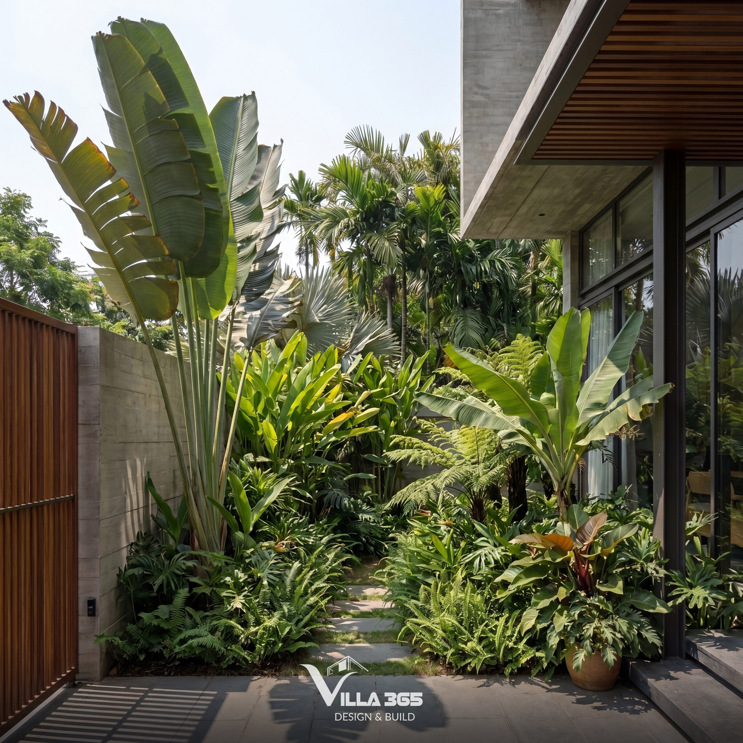 Sum Vầy Villa - Vẻ đẹp thô mộc của ngôi nhà ba thế hệ 10 Mảng xanh đa tầng mang đến không gian thư giãn giữa nhịp sống hối hả