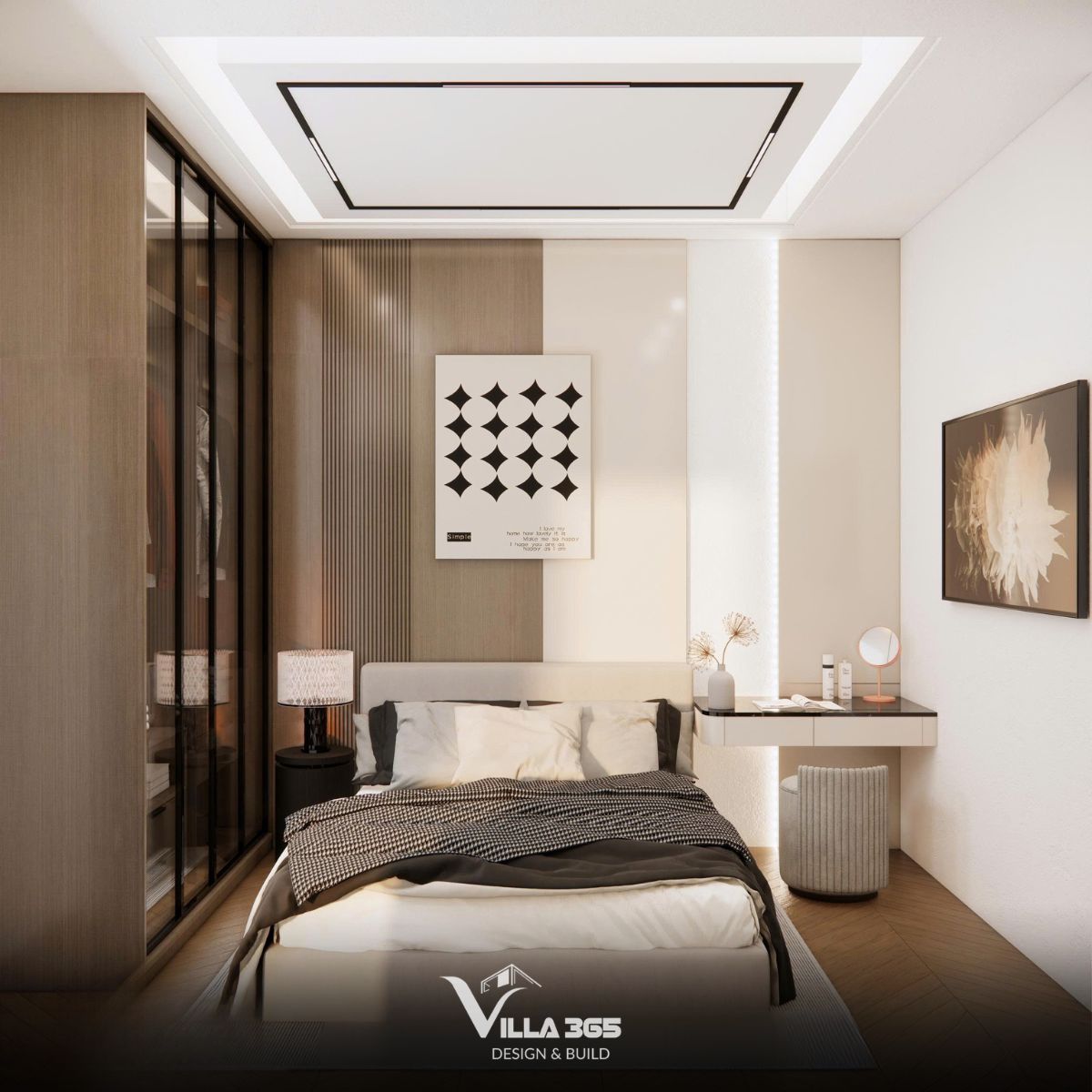 Điều hòa VRV âm trần được tích hợp kín đáo, vừa phân bổ luồng khí tương đối đồng đều 