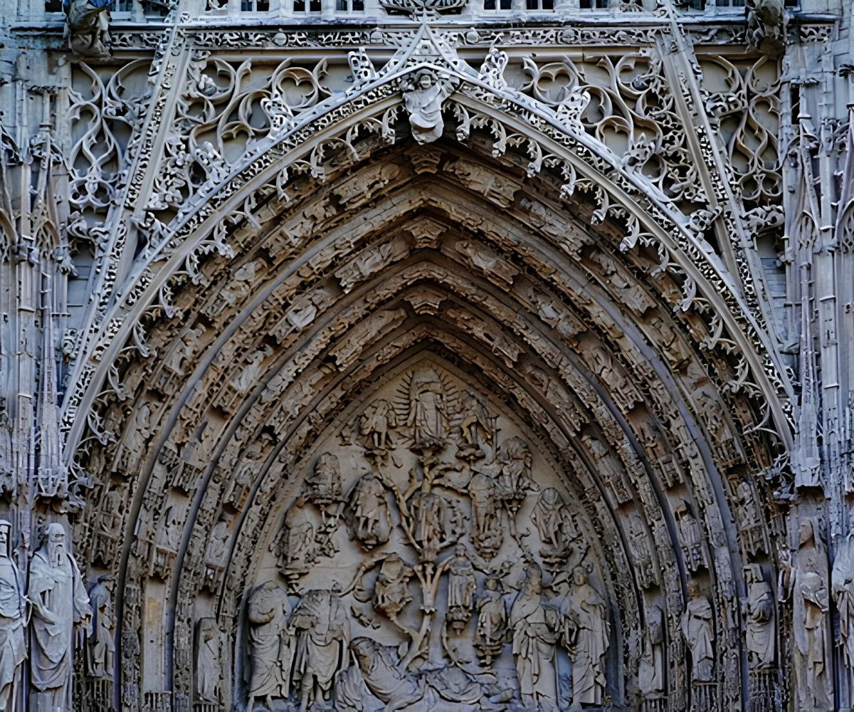 Kiến Trúc Gothic Là Gì? Đặc Trưng Cốt Lõi & Công Trình Tiêu Biểu 5 Vòm nhọn Pointed Arch là một trong những đặc điểm kiến trúc Gothic dễ nhận diện nhất (Ảnh: Sưu tầm)