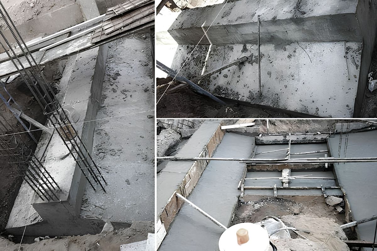 Bê tông lót tạo mặt bằng ổn định, hỗ trợ bảo vệ cốt thép và chuẩn bị cho các bước thi công móng tiếp theo  (Ảnh: Sưu tầm)