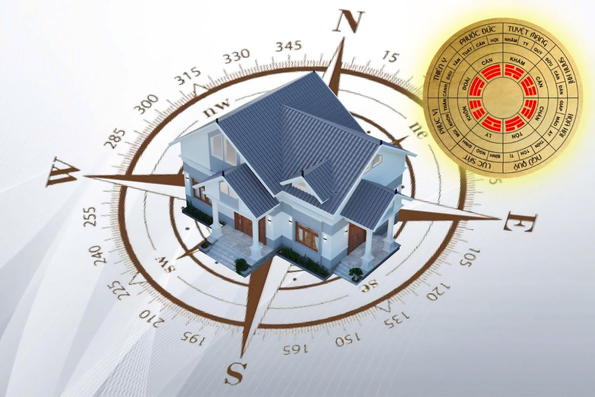 Cách xác định hướng nhà chuẩn phong thủy 2026 8 Khi số đo nằm sát ranh giới hai cung, nên kiểm tra lại cách xác định hướng nhà thay vì vội làm tròn kết quả