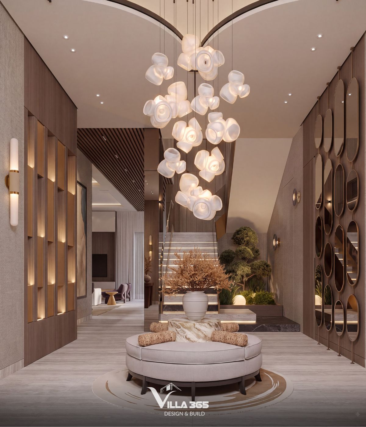 Thiết kế nội thất Giao Villa: Không gian giao hòa giữa vẻ đẹp đương đại và nếp nhà truyền thống 6 Khu trưng bày giàu tính nghệ thuật đặt tại không gian chuyển tiếp