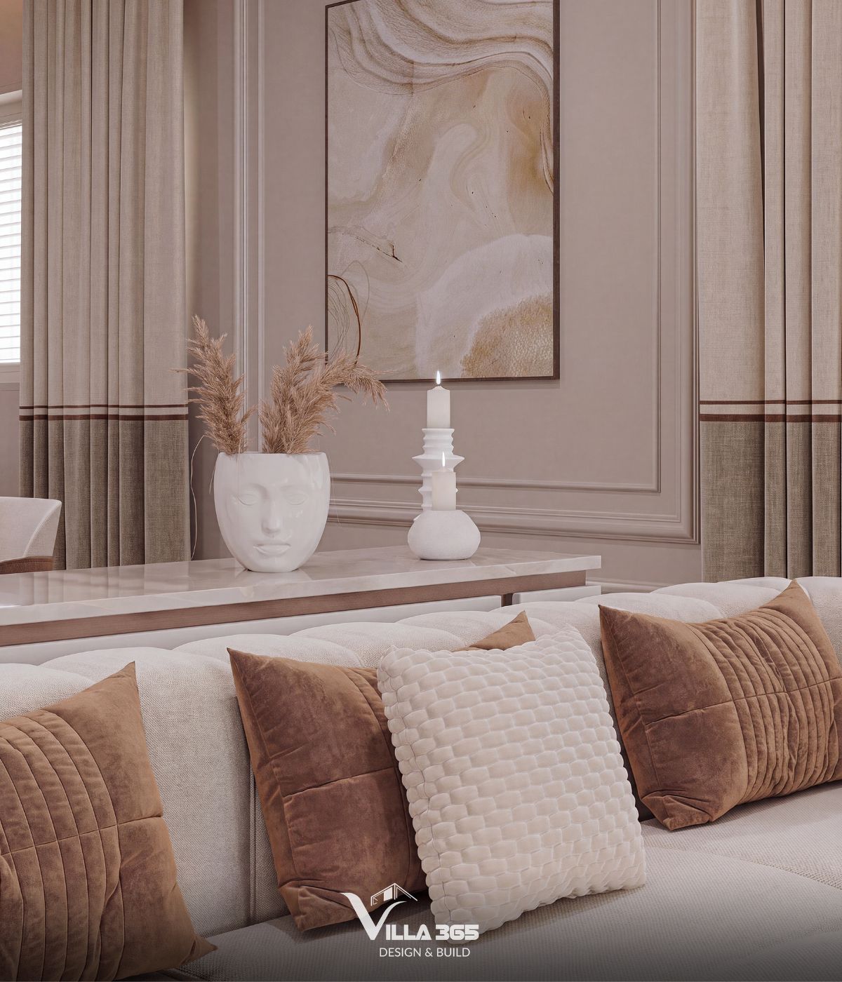 Grace Villa lựa chọn sự tiết chế làm ngôn ngữ chủ đạo, dung hòa nét đương đại khoáng đạt với tinh thần “kiệm lời” của chủ nghĩa tối giản
