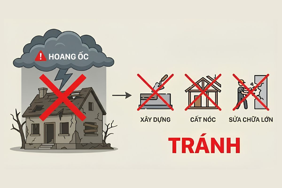 Những hạng mục sửa chữa nội thất nhỏ thường không được xem tương đương với việc động thổ xây mới khi xét hạn Hoang Ốc (Ảnh: Sưu tầm)