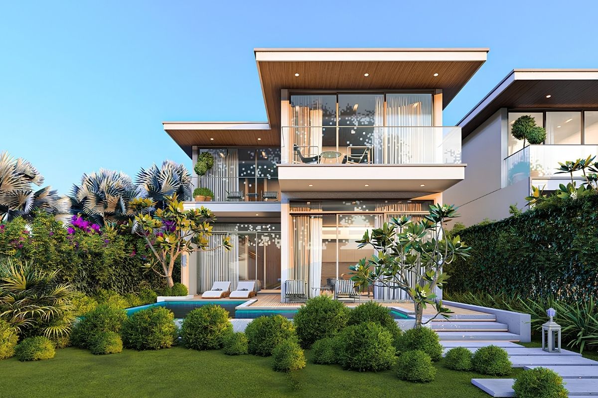Biệt thự vườn tại Long Thành, Nhơn Trạch ưu tiên mật độ xây dựng vừa phải và tăng diện tích dành cho cây xanh, mặt nước (Ảnh: Sưu tầm)