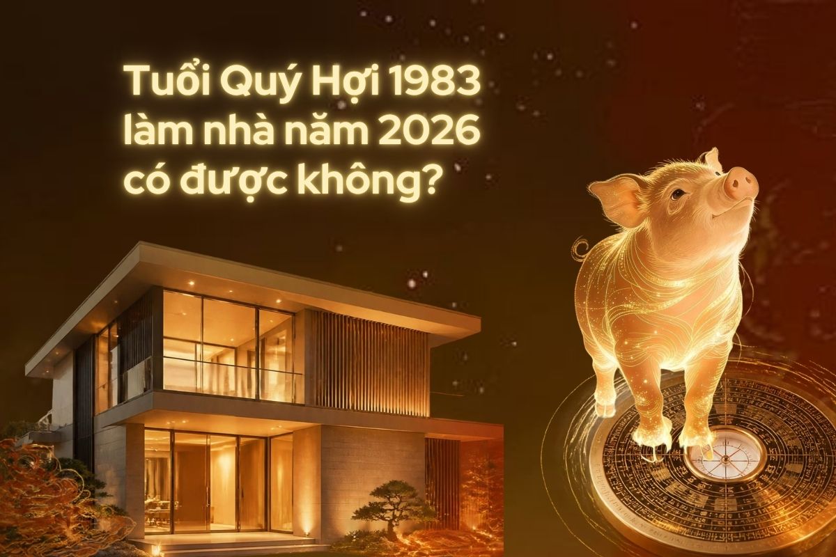 Tuổi Quý Hợi 1983 làm nhà năm 2026 cần cân nhắc kỹ Tam Tai, Kim Lâu và Hoang Ốc trước khi quyết định động thổ (Ảnh: Sưu tầm)
