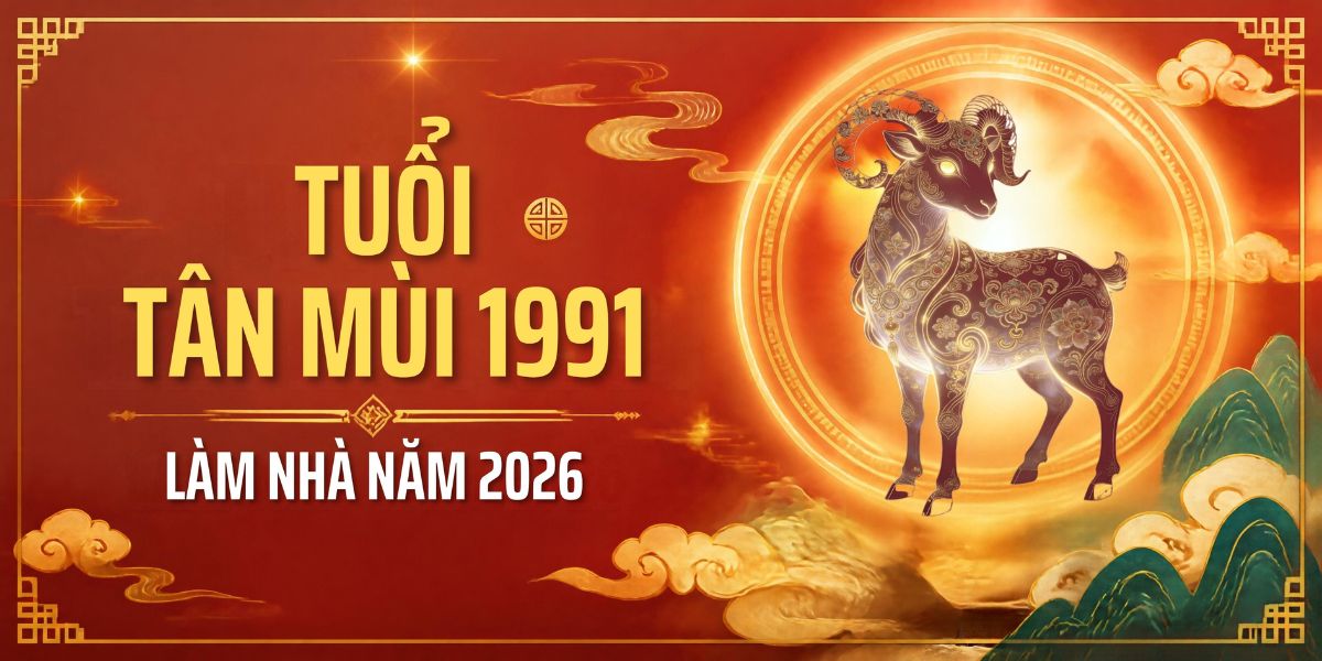 Tuổi Tân Mùi 1991 làm nhà năm 2026 cần xem xét kỹ Tam Tai, Kim Lâu và Hoang Ốc trước khi quyết định động thổ (Ảnh: Sưu tầm)